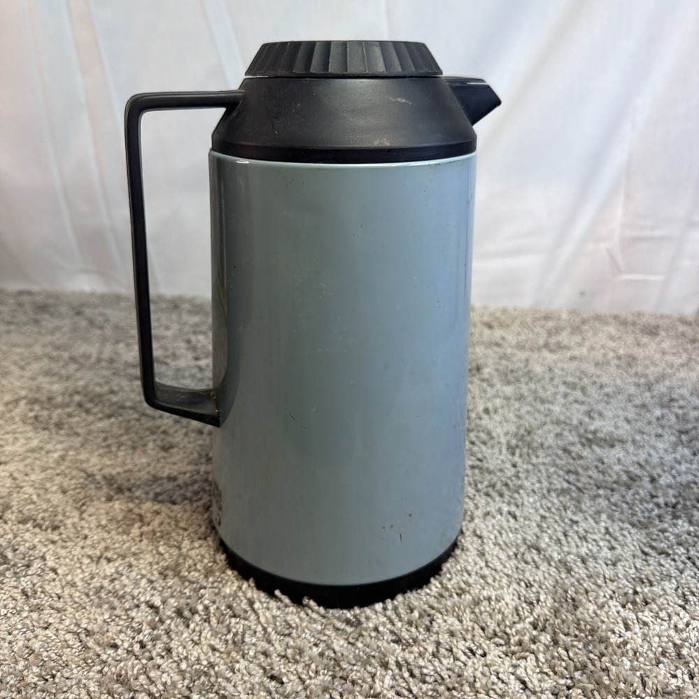 Vintage Blue Insulated Thermal Carafe Pitcher by A.K. Das & Company